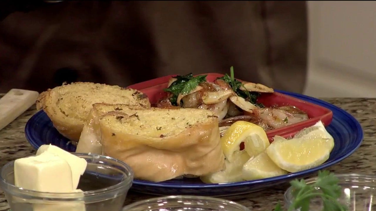 Recipe: Gambas al ajillo on toast