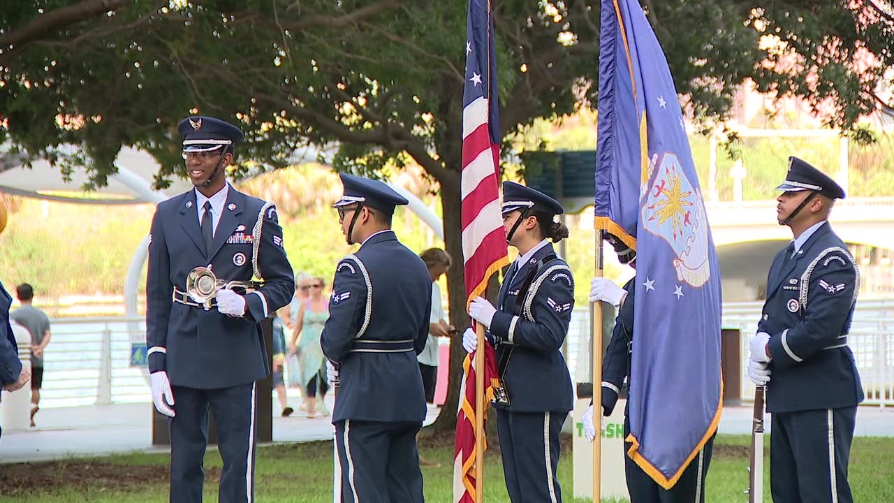 Tampa Memorial Day ceremony: Gold Star families recognized at downtown Riverwalk