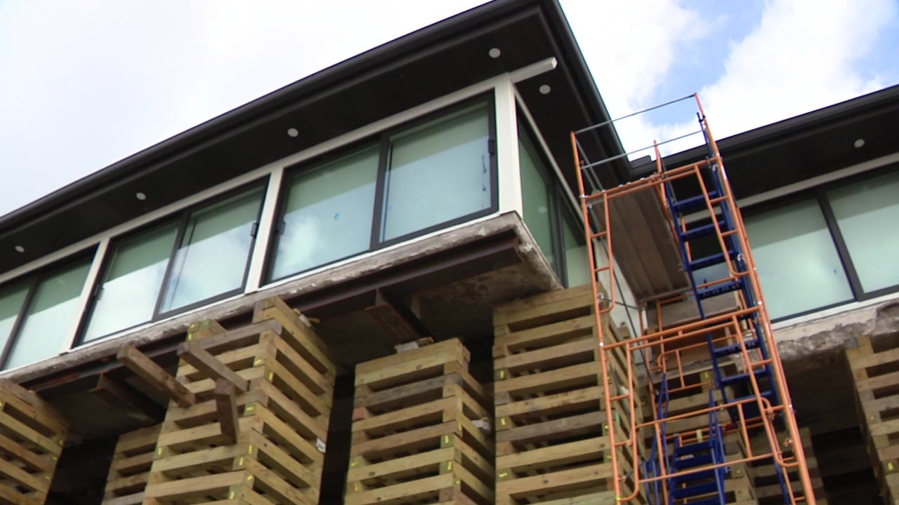 Why is this Pinellas County home sitting 25 feet in the air?