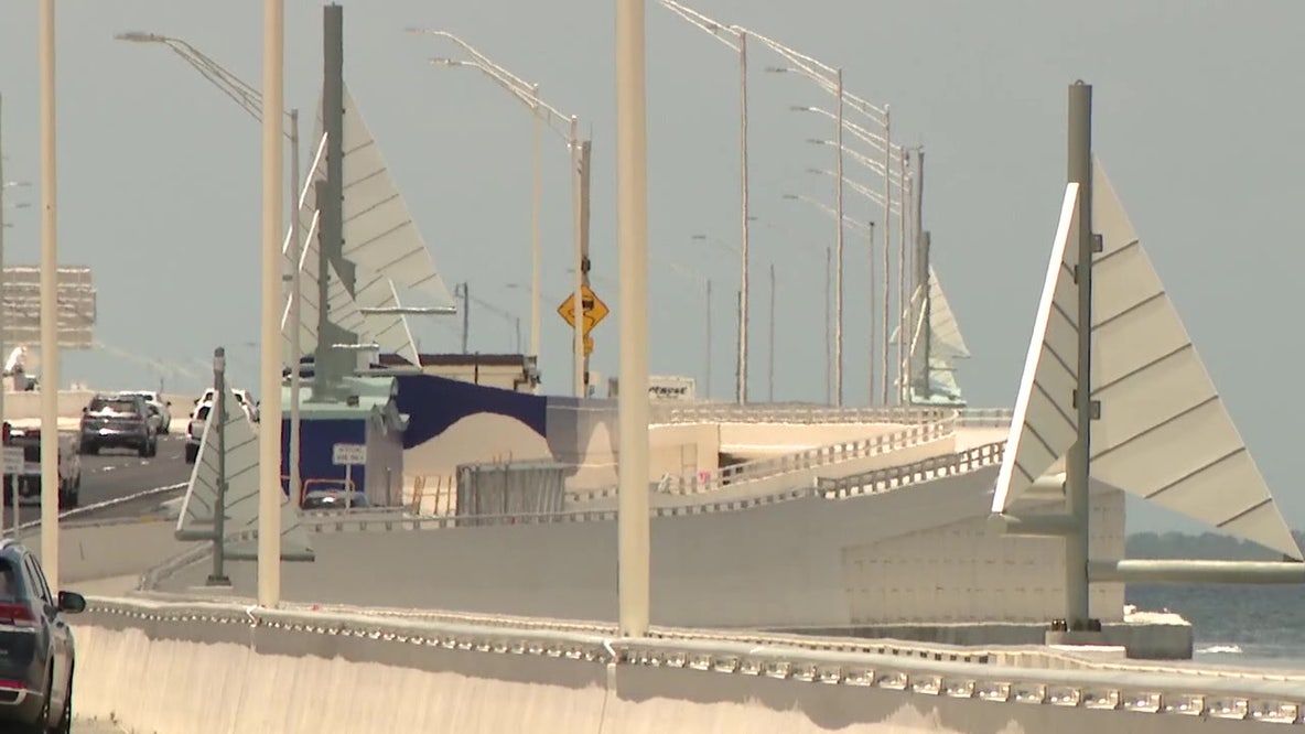 Howard Frankland Bridge northbound express and pedestrian lanes now open