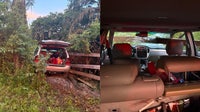 Driver hospitalized after fence post pierces windshield in Brooksville