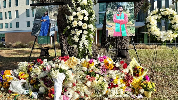 USF vigil honors slain doctoral students Zamil Limon and Nahida Bristy