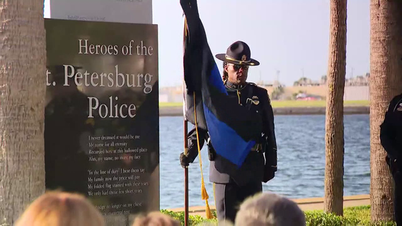St. Petersburg Police honor 15 fallen officers during annual memorial ceremony