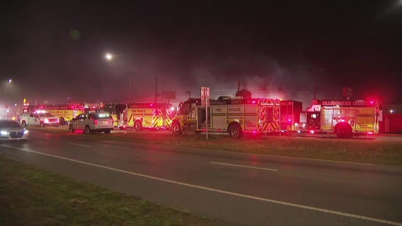 Hillsborough County storage building fire erupts, closing southbound lanes of North 56th Street: HCFR
