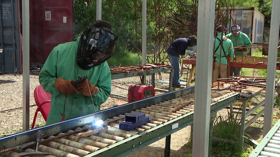 Pepin Academies welding classes help students with learning disabilities find careers