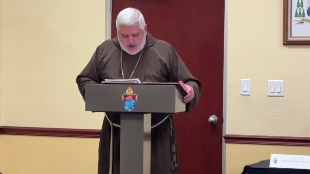 Pope names Franciscan priest to lead Diocese of Venice as Bishop Dewane announces retirement