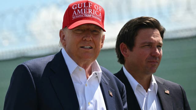 Trump and DeSantis sued over donation of Miami land for 'extravagant' presidential library