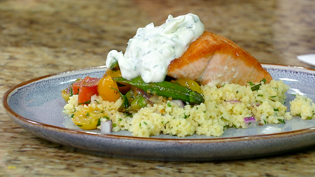Mediterranean Masterclass: Seared Salmon & Couscous