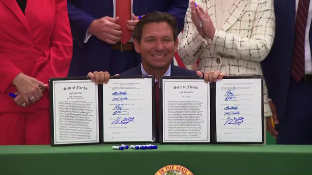 Governor DeSantis signs sweeping education and labor union bills