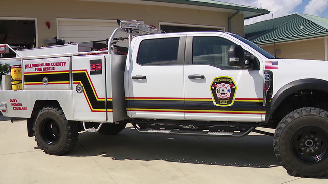 Hillsborough County Fire Rescue deploys new brush trucks as busy season continues
