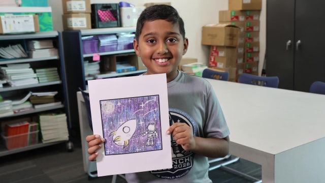 Apollo Beach to the stars: Third grader's artwork heads to the International Space Station on SpaceX mission