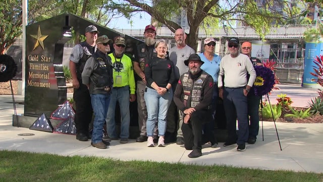 Florida volunteers ride to honor Gold Star families and isolated veterans: Continuing a WWII hero's mission