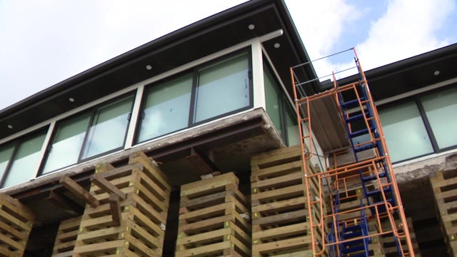 Why is this Pinellas County home sitting 25 feet in the air?