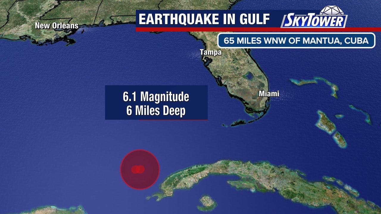 Cuba earthquake: 6.1 magnitude quake triggers tremors across Florida