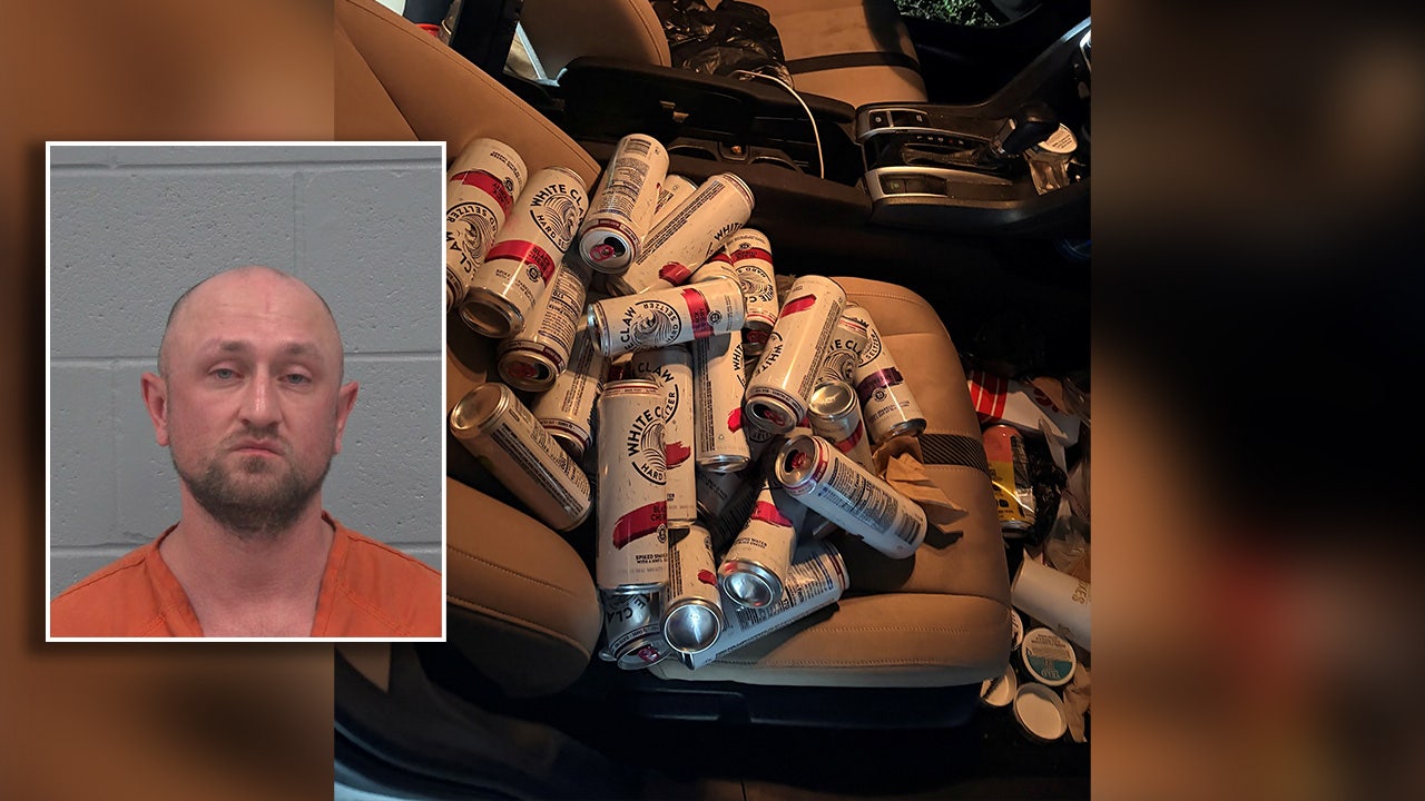 Man charged with DUI after being stopped with 34 open containers in car: FHP
