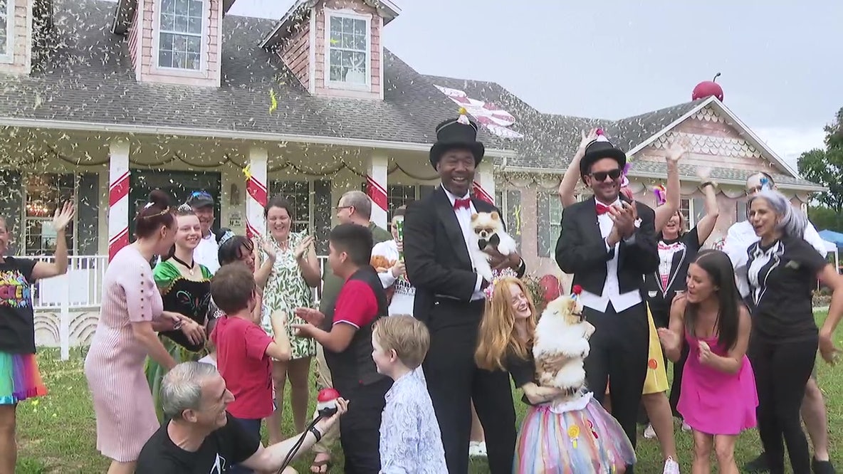 Viral Pomeranian creates candy-coated getaway for 3 struggling Bay Area families: 'It means the world to us'
