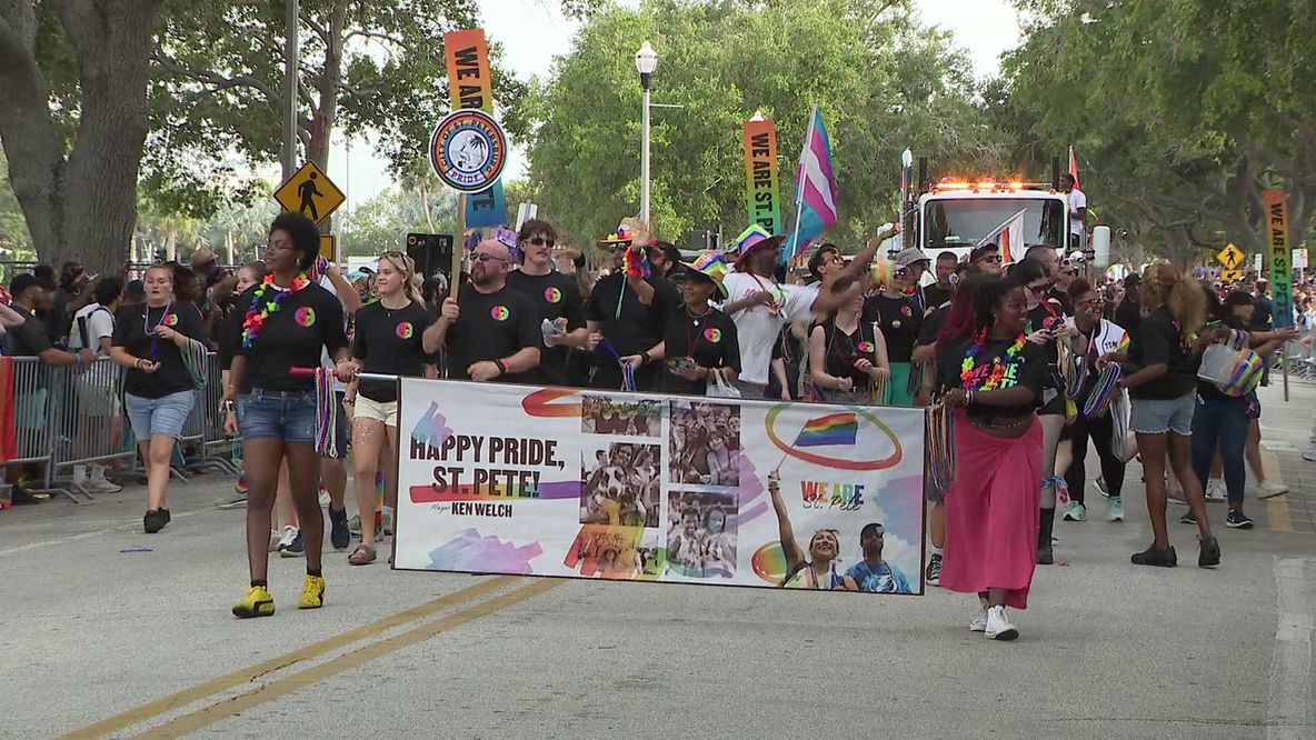 Thousands pack St. Petersburg waterfront for St. Pete Pride festival