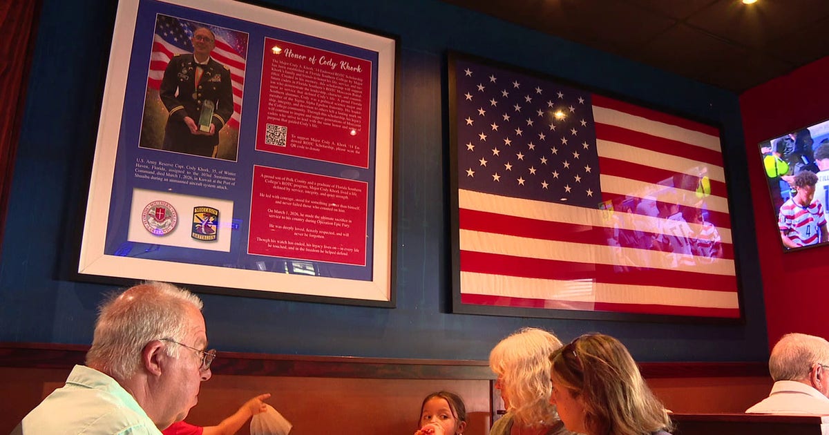 Permanent memorial at Lakeland sports bar preserves fallen hero Maj. Cody Khork's legacy of service