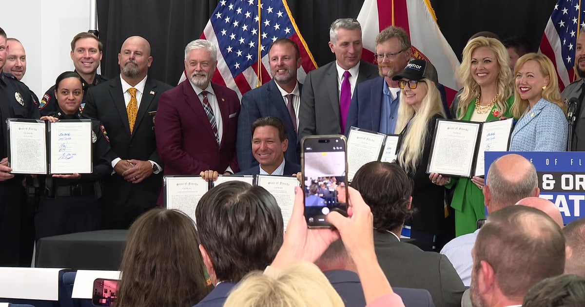 DeSantis signs public safety bills to protect law enforcement officers, crack down on repeat violent offenders