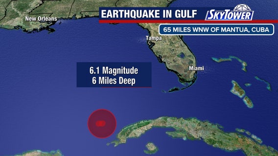 Cuba earthquake: 6.1 magnitude quake triggers tremors across Florida