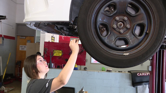 Pinellas County Schools launches girls-only auto maintenance summer camp at Northeast High