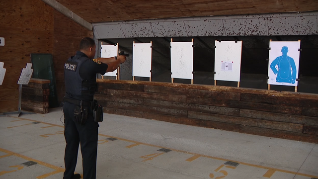 Clearwater police officer, Marine veteran trains four days a week for world shooting competition