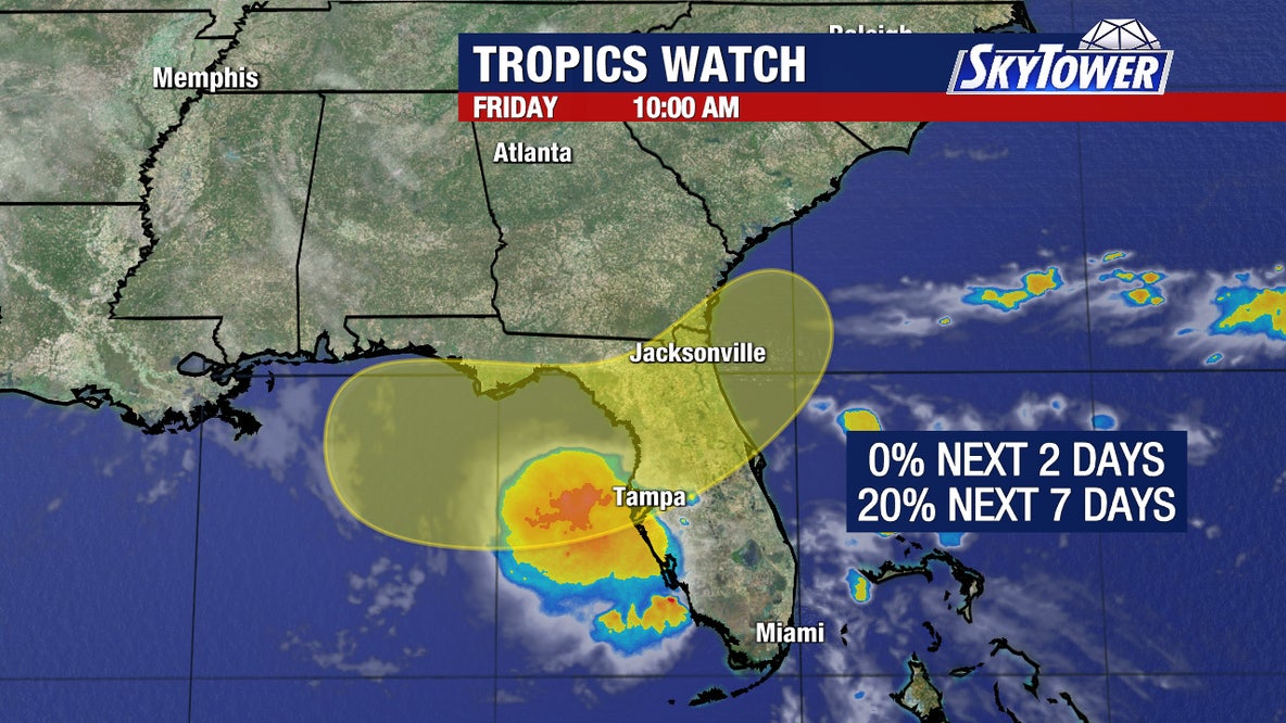Will Florida see its next named storm this weekend?