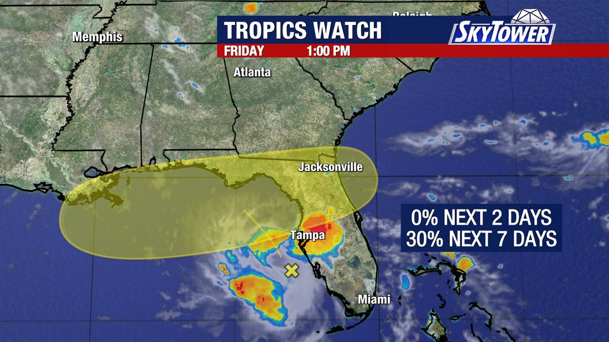 Will Florida see its next named storm this weekend?