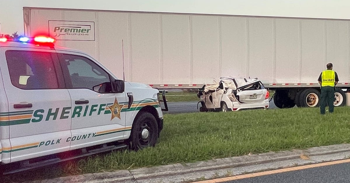 Driver dead after car wedges under semi-truck in Winter Haven crash ...