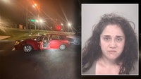 Hudson DUI arrest: Woman with children in car crashes into building and deputy's SUV: FHP