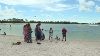 Pasco County community gathers at SunWest Park memorial after 3-year-old drowns during festival