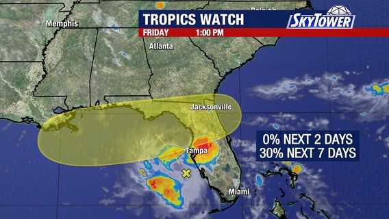 Will Florida see its next named storm this weekend?