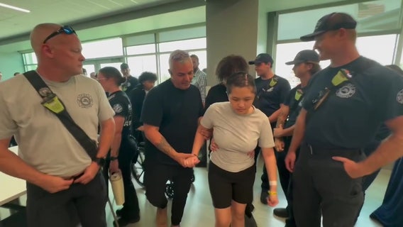 College student reunited with Pasco County firefighters, doctors who helped save her after crash