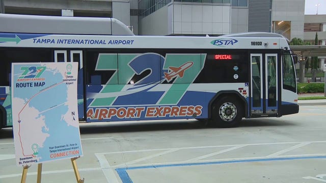 PSTA launches new bus route connecting St. Petersburg to Tampa International Airport