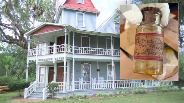 Vintage medicine bottle turns into wartime explosive at Brooksville’s historic May-Stringer House