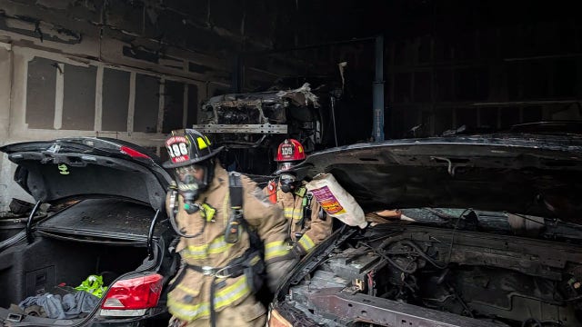 Firefighters battle car repair shop fire in Winter Haven