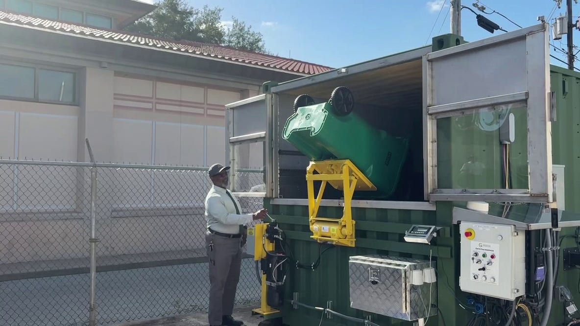USF St. Petersburg launches industrial composter to tackle food waste