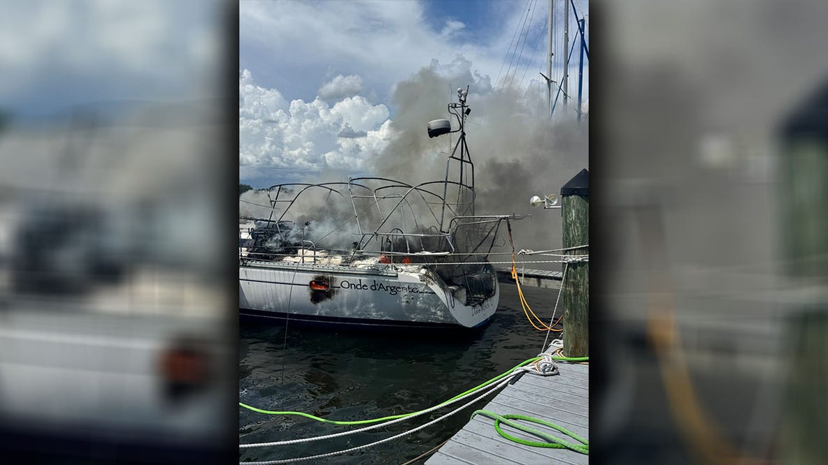 Two boats catch fire at Davis Islands Yacht Club in Tampa