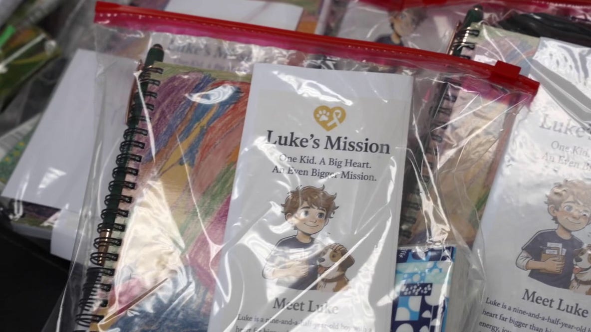 Luke’s Mission: 9-year-old collects care package donations for cancer patients