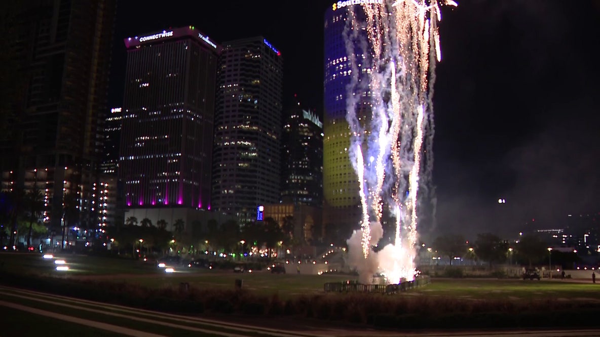 Fireworks display celebrates Rays stadium deal reached with Tampa, Hillsborough County