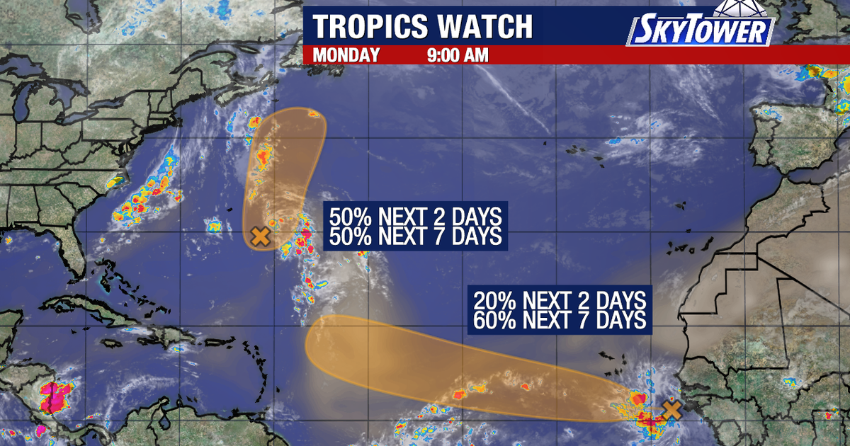 2 Atlantic systems have 50% chance of development as African wave emerges