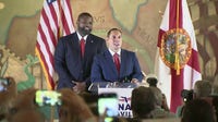 Byron Donalds announces Sen. Bryan Avila as running mate during Miami event