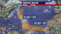 2 Atlantic systems have 50% chance of development as African wave emerges