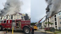 Massive Wesley Chapel apartment fire leaves about 200 displaced