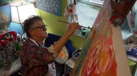 Traumatic car crash led one woman to discover healing through painting