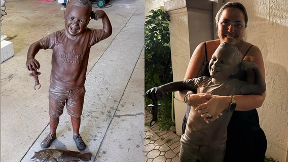 Return of stolen $8K statue honoring Florida boy who died from cancer seen as sign from above