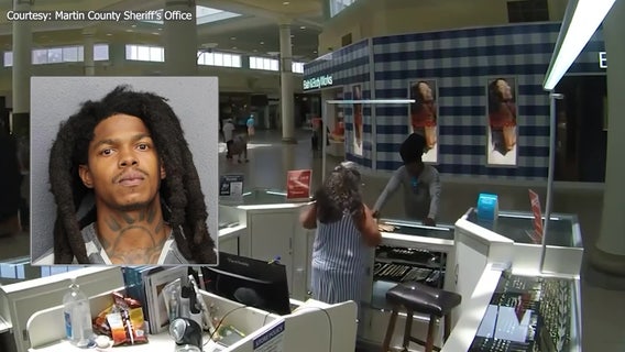Video: Man snatches $22K in gold from Florida mall kiosk and pawns it before arrest