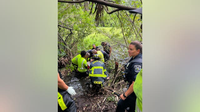 Walmart grounds crew helps save 2 women after car crashes into North Port creek: NPFR