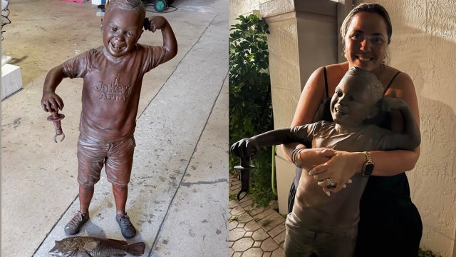 Return of stolen $8K statue honoring Florida boy who died from cancer seen as sign from above