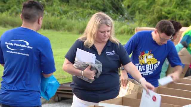 Lakeland Kiwanis Club holds 25th annual Stuff the Bus